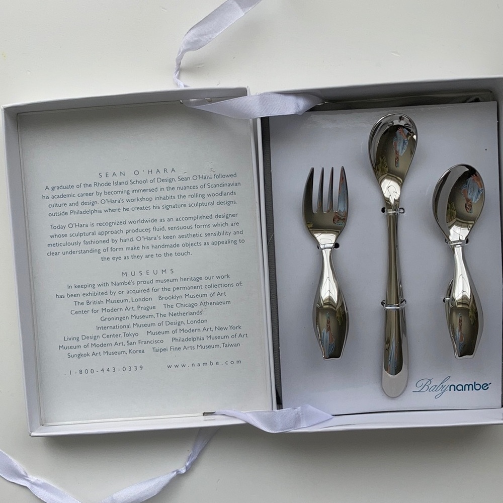 Baby Nambe - stainless Steel utensil set